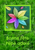 F&ecirc;te color&eacute;e pour un papy ador&eacute;